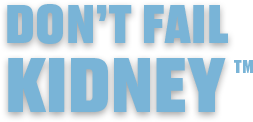 Don't Fail Kidney logo